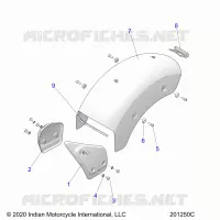 BODYWORK - REAR FENDER