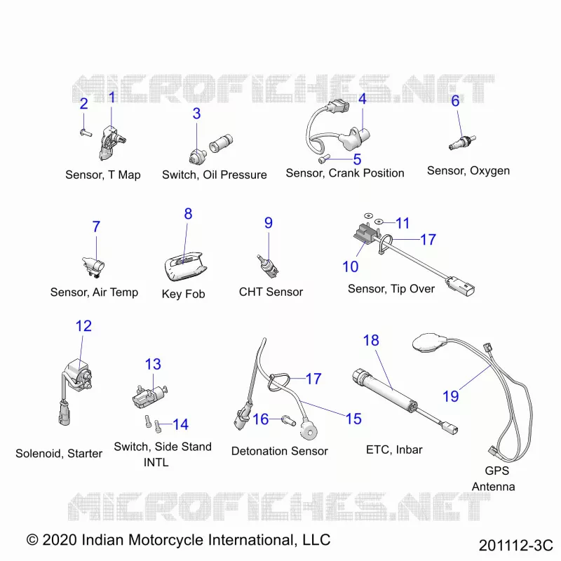ELECTRICAL, COMPONENTS 2 - N22DMABH/DMDBH ALL OPTIONS (201112