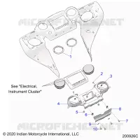 FAIRING ASM, INSTRUMENT PANEL MNTG.