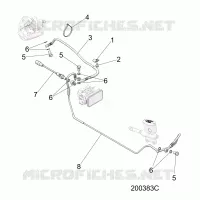 BRAKES, BRAKE LINE, REAR, ABS