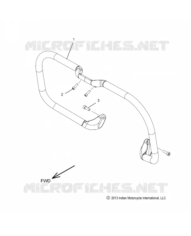 CHASSIS, HIGHWAY BAR, TUBE