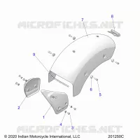 BODYWORK - REAR FENDER