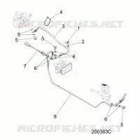 BRAKES, BRAKE LINE, REAR, ABS