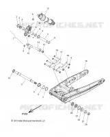 REAR SUSPENSION ASM., SWING ARM AND SHOCK