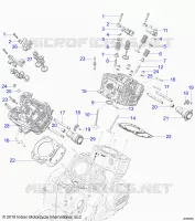 ENGINE, CYLINDER HEAD, CAMSHAFT AND VALVE ASM.