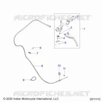 CONTROLS, CLUTCH LEVER AND CABLE