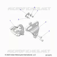 BRAKES, REAR CALIPER