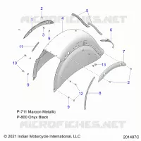 BODYWORK - REAR FENDER