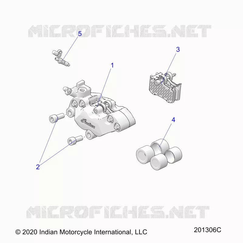 BRAKES, FRONT BRAKE CALIPER