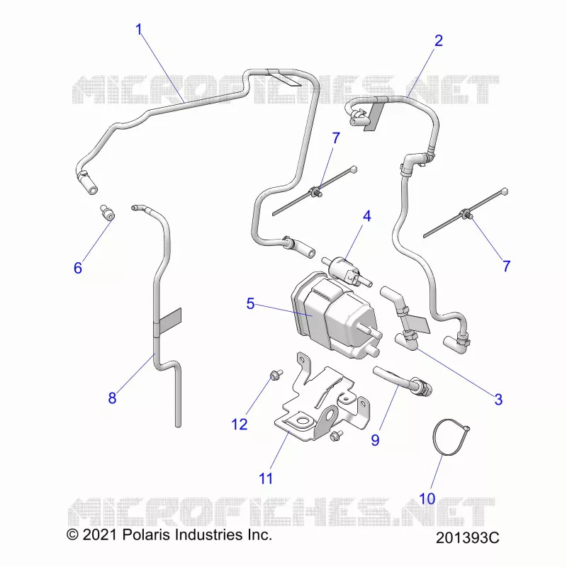 FUEL SYSTEM, EVAP SYSTEM, CALI.