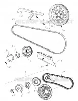 DRIVE TRAIN, BELTS, CHAINS AND SPROCKETS