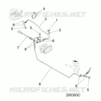 BRAKES, BRAKE LINE, REAR, ABS