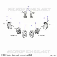 ELECTRICAL, SWITCH CONTROLS, LH/RH