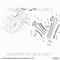 CAM CHAIN AND SPROCKETS