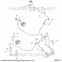 BRAKES, BRAKE LINE, FRONT, ABS