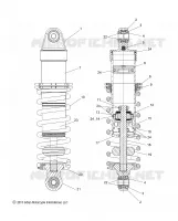 SHOCK ABSORBER, CHIEF CLASSIC/CHIEF VINTAGE