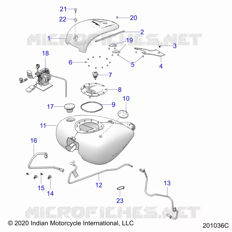 FUEL SYSTEM, FUEL TANK ASM.