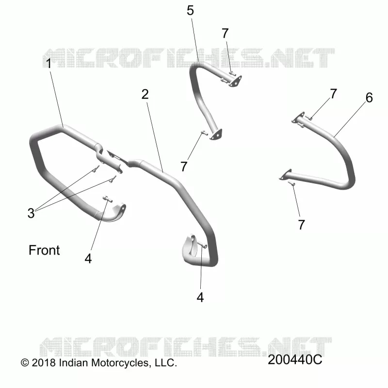 CHASSIS, HIGHWAY BAR/TIP OVER BAR