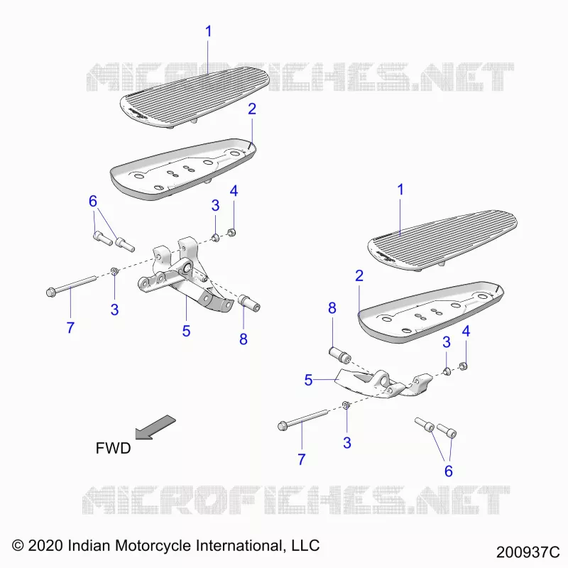 CHASSIS, FLOORBOARD, DRIVER