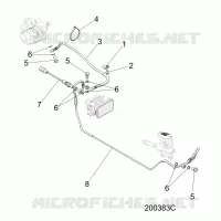 BRAKES, BRAKE LINE, REAR, ABS