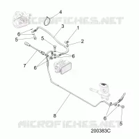 BRAKES, BRAKE LINE, REAR, ABS