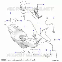 FUEL SYSTEM, FUEL TANK ASM.