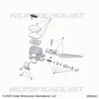 FRONT BRAKE, LEVER AND MASTER CYLINDER