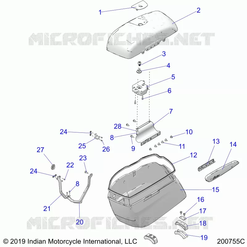 SADDLEBAG ASM.