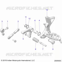 DRIVE TRAIN, SHIFT PEDAL AND LINKAGE