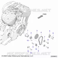 CAM CHAIN AND SPROCKETS
