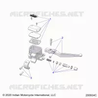 FRONT BRAKE, LEVER AND MASTER CYLINDER