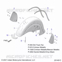 BODYWORK - FRONT FENDER