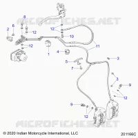 BRAKES, BRAKE LINE, FRONT
