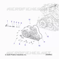 ENGINE, COVER ASM., PRIMARY DRIVE