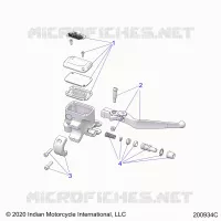 FRONT BRAKE, LEVER AND MASTER CYLINDER