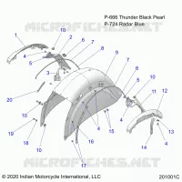 BODYWORK - REAR FENDER