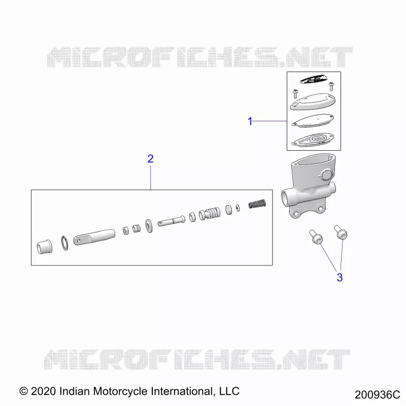 REAR BRAKE, MASTER CYLINDER