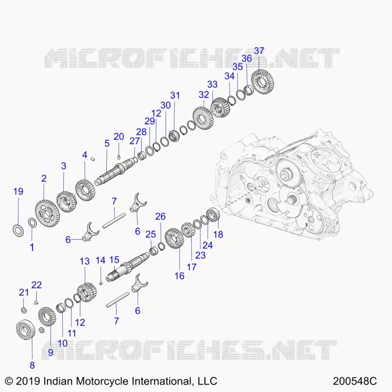 DRIVE TRAIN, INPUT AND OUTPUT SHAFTS