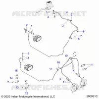 BRAKES, BRAKE LINE, FRONT, ABS