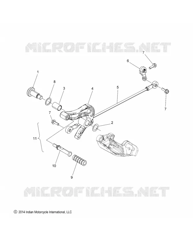 DRIVE TRAIN, SHIFT PEDAL AND LINKAGE