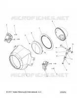 BODY, HEADLIGHT HOUSING