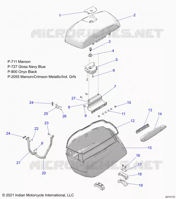 SADDLEBAG ASM.