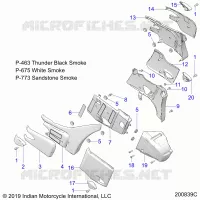SIDE COVERS, REAR