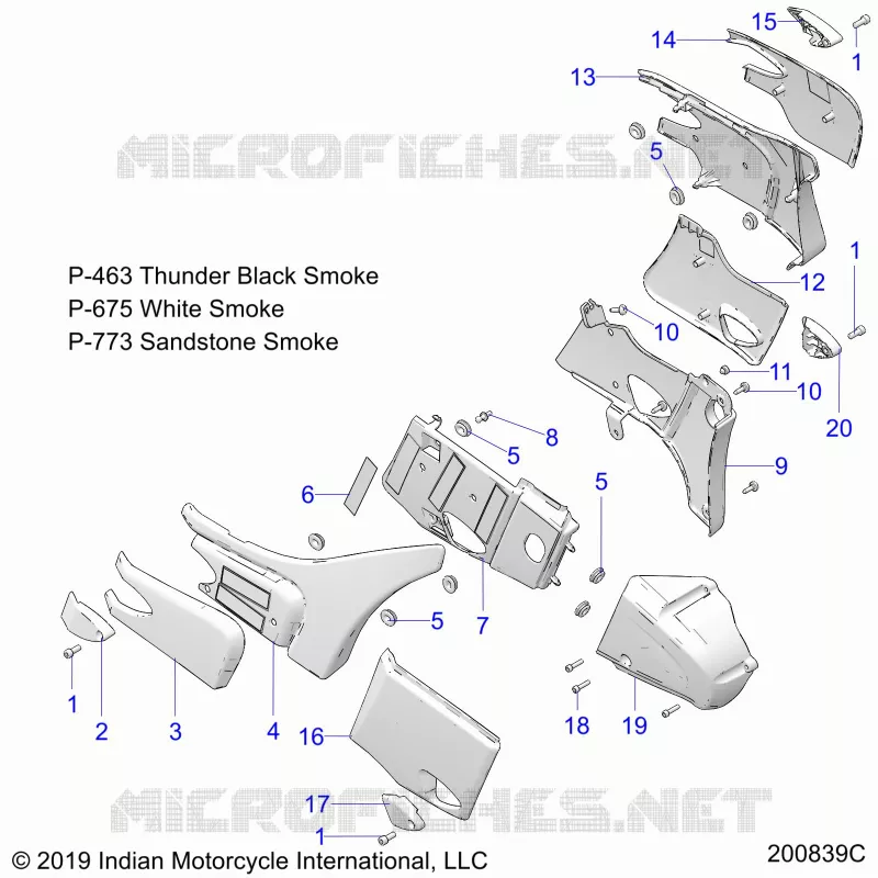 SIDE COVERS, REAR