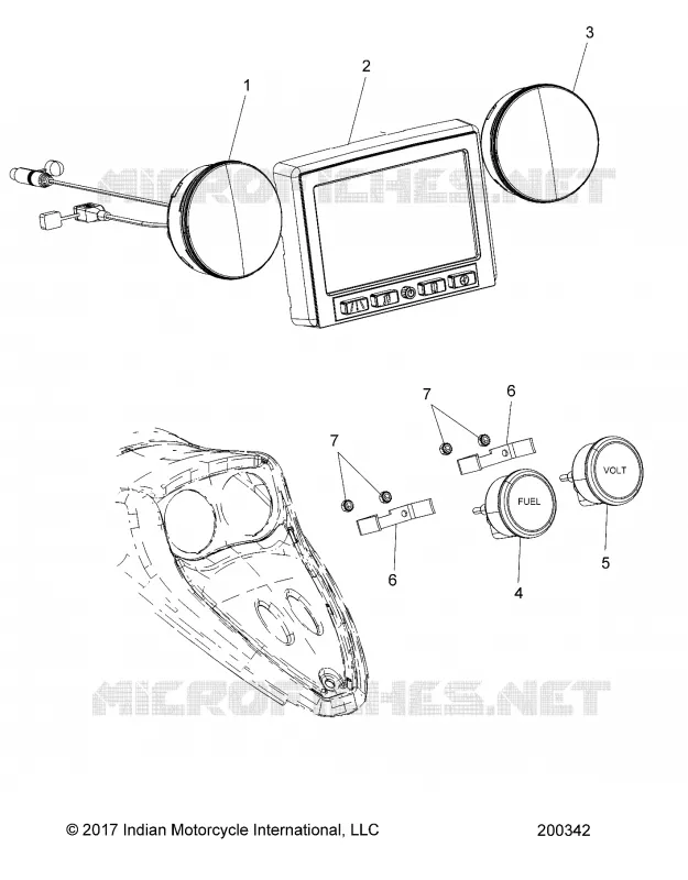 ELECTRICAL, INSTRUMENT CLUSTER
