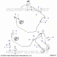 BRAKES, BRAKE LINE, FRONT, ABS