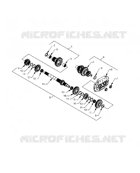 DRIVE TRAIN, TRANSMISSION SHAFTS AND GEARS