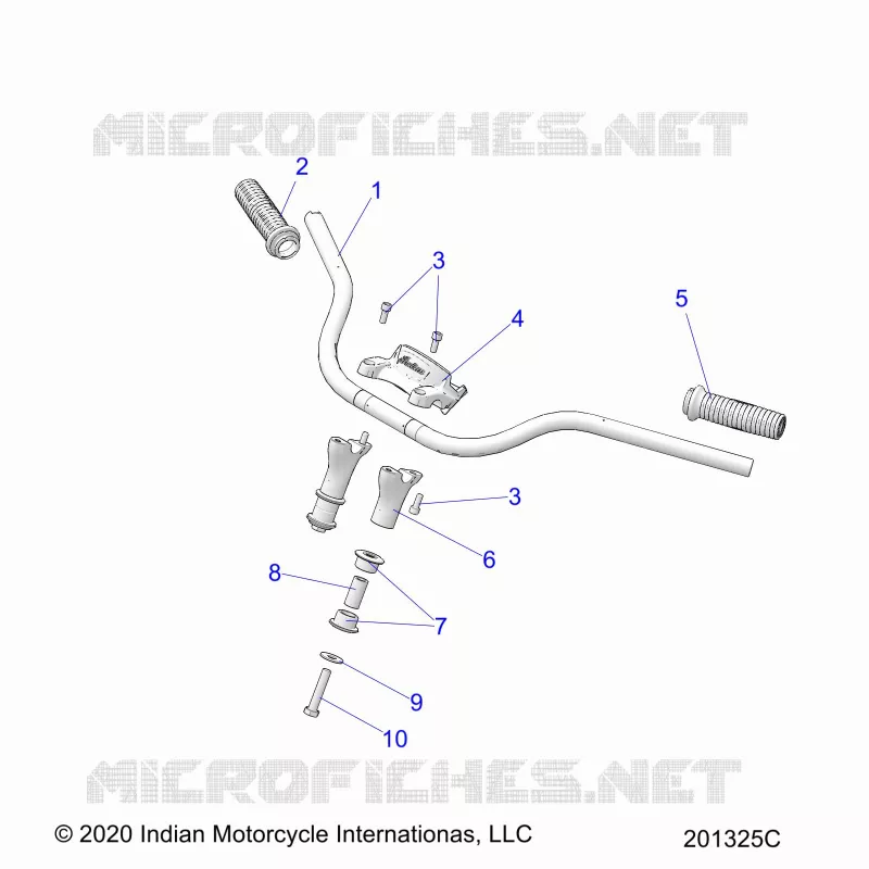 STEERING, HANDLEBAR MOUNTING AND GRIPS