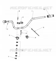 STEERING, HANDLEBAR MOUNTING