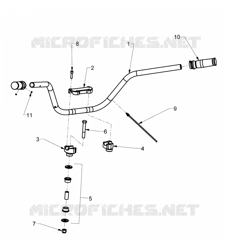 STEERING, HANDLEBAR MOUNTING